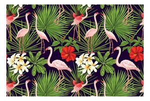 Fototapet Plante Flamingos