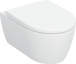 Geberit iCon vas wc cu capac soft-close agăţat fără margine cu spălare turbionară alb lucios 503.046.00.1