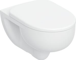 Geberit Selnova vas wc cu capac soft-close agăţat fără margine cu spălare turbionară alb lucios 503.083.00.1