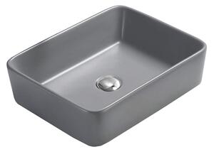 Mexen Catia chiuvetă de blat 48 x 37 cm, gri deschis mat - 21314861