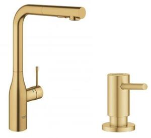 Set baterie bucătărie Grohe Essence 30270GN0, dozator de lichid Grohe Cosmopolitan 40535GN0