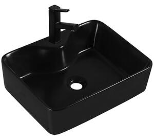Mexen Eva chiuvetă deasupra blatului 48 x 37 cm, negru mat - 21424970