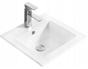 Mexen Stella chiuvetă încastrată în blat 41 x 41 cm, albă - 25454100