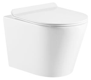 Hagser Otis vas wc cu capac soft-close agăţat fără margine alb HGR30000042
