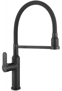 Mexen Edna baterie de bucătărie, neagră - 672900-70