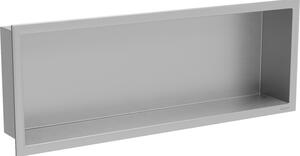 Mexen X-Wall-R raft de perete cu flanșă 60 x 20 cm, inox - 1910602010