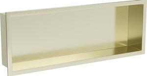 Mexen X-Wall-R raft de nișă cu flanșă 60 x 20 cm, auriu periat - 1950602010