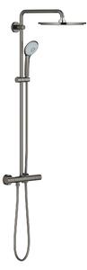 Grohe Euphoria set de duș perete cu termostat cu duș de ploaie Hard Graphite 26075A00
