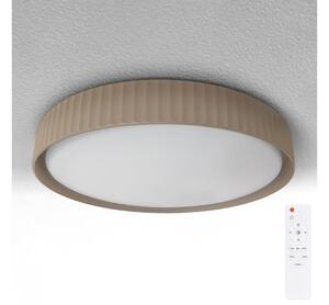 Brilagi - Lampă de tavan LED dimabilă LUCIA LED/48W/230V diam. 41 cm maro+telecomandă