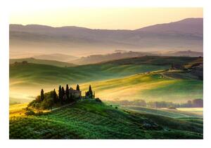 Fototapet Panorama din Toscana
