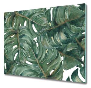 Tocator din sticla Monstera