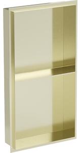 Mexen X-Wall-NR raft de nișă fără flanșă cu raft 60 x 30 cm, auriu periat - 1951603010S