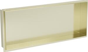Mexen X-Wall-NR raft de nișă fără flanșă 75 x 30 cm, auriu periat - 1951753010