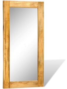 Oglindă de perete, cadru din lemn masiv, 120 x 60 cm