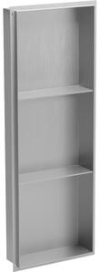 Mexen X-Wall-NR raft încastrat fără ramă cu poliță 90 x 30 cm, inox - 1911903010S