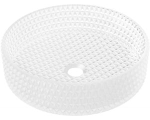 Mexen Aura lavoar de sticlă pe blat 39 x 39 cm, sticlă mată - 24013930