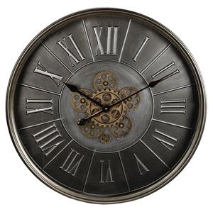 Gifts Amsterdam Ceas de perete Radar, argintiu antichizat 60 cm rotund 081702