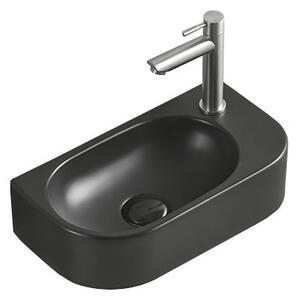 Mexen Viera chiuveta deasupra blatului stânga 40 x 21 cm, negru mat - 21274085L