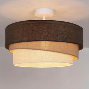 Brilagi - Plafonieră aplicată TRIO 1xE27/60W/230V pr. 40 cm maro/bej/alb