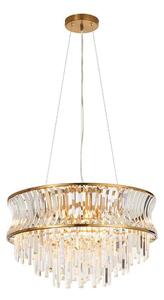 Endon 107785 - Candelabru suspendat pe cablu 9xE14/6W/230V alamă