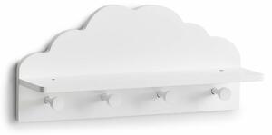 Cuier CLOUD pentru haine copii cu raft, 2in1, ZELLER