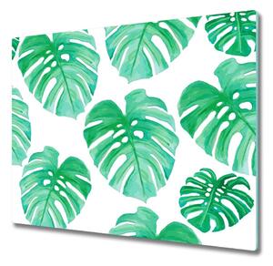 Tocator din sticla Monstera