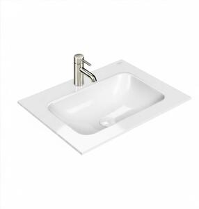 Oltens Kalla lavoar 60.2x46 cm dreptunghiular mobilier alb luciu 40207000