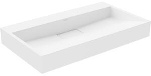 Mexen Ava chiuvetă deasupra blatului din conglomerat B/O 80 x 46 cm, albă - 23018000
