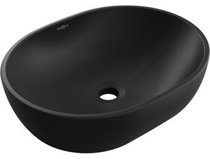 Mexen Viki chiuvetă de blat 48 x 35 cm, negru mat - 21054885