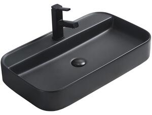 Mexen Sofia chiuvetă pe blat 70 x 40 cm, neagră mat - 22157085