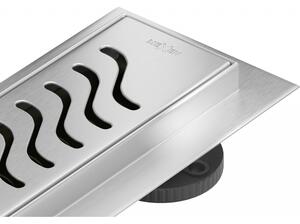 Mexen Flat 360° M09 canal de scurgere liniar rotativ 50 cm, inox - 1028050-40