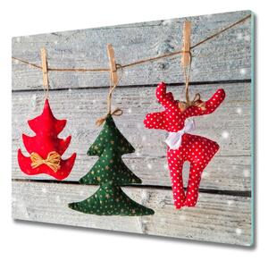 Tocator din sticla string ornamente