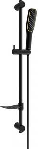 Mexen DF49 set de duș glisant, negru - 785494582-75