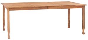 Masă de bucătărie, 200 x 100 x 75 cm, lemn masiv de tec