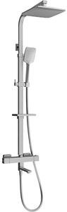 Mexen CQ62 set cadă-duș cu pară de duș și baterie termostatică, grafit - 779106295-66
