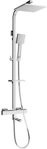Mexen CQ45 set cadă-duș cu duș fix și baterie termostatică, crom - 779104595-00