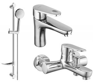 Mexen Kama DF75 set de baie, crom - 72503DF75-00