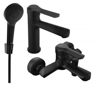 Mexen Sabre R05 set de baie, negru - 72103R05-70