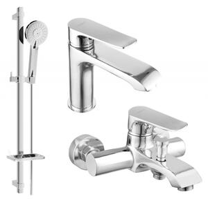 Mexen Pecos Set de baie DQ40, crom - 72703DQ40-00