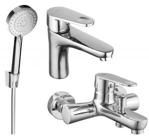 Mexen Kama R75 set de baie, crom - 72503R75-00