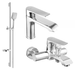 Mexen Pecos DS62 set de baie, crom - 72703DS62-00