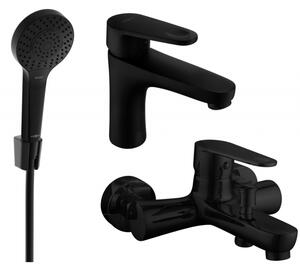 Mexen Kama R05 set de baie, negru - 72503R05-70