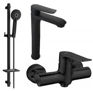 Mexen Pecos DQ40 set de duș, negru - 72714DQ40-70