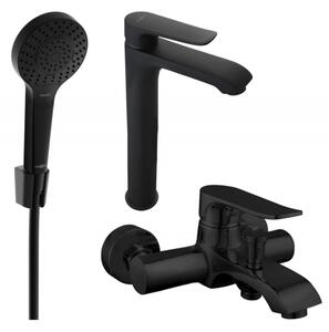 Mexen Pecos R05 set pentru baie, negru - 72713R05-70