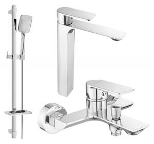 Mexen Alexa DQ62 set cadă, crom - 71213DQ62-00