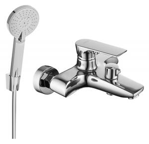 Mexen Axel R40 baterie de cadă cu set de duș, crom - 7383R40-00