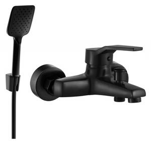 Mexen Caro R62 baterie de baie cu set de duș, neagră - 74663R62-70