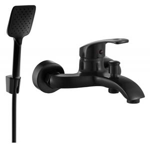Mexen Fabia R62 baterie cadă cu set de duș, negru - 74653R62-70