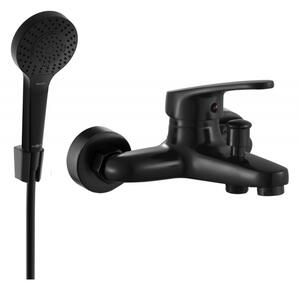 Mexen Erica R05 baterie cadă cu set de duș, negru - 74643R05-70