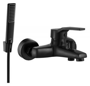 Mexen Caro R72 baterie de baie cu set de duș, negru - 74663R72-70